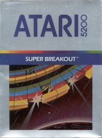 Super Breakout Atari 5200  box art